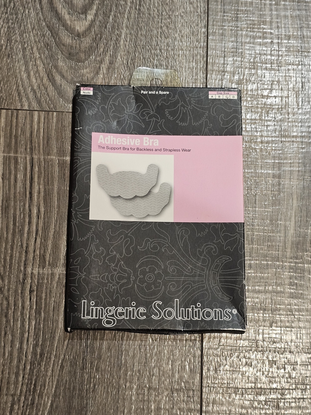 NEW Lingerie Solutions Adhesive Bandeau Bra Size C - Nude Support